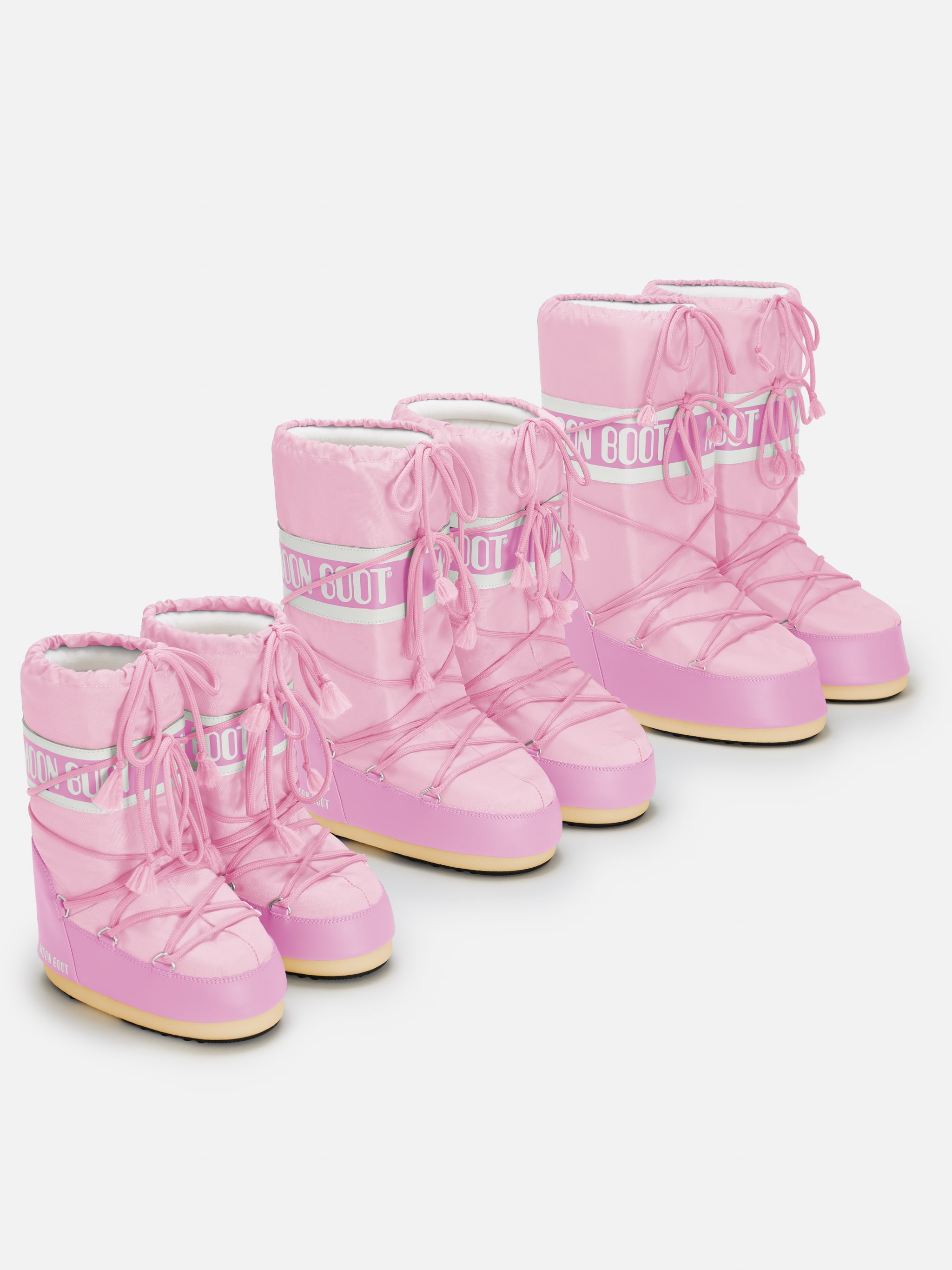 ICON PINK NYLON BOOTS | Moon Boot®